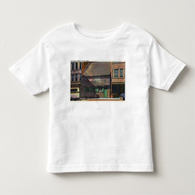 Camiseta De Bebé Boston, MassachusettsView de la casa de Paul (Anverso)
