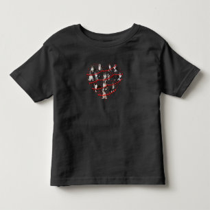 Camiseta De Bebé Boston Terrier El día de San Valentín Red Heart
