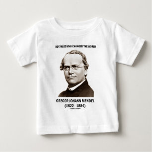 Camiseta De Bebé Botánico que cambió el mundo Gregor Mendel