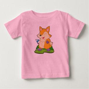 Camiseta De Bebé Botella Fox Baby Leche
