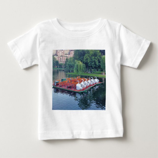 Camiseta De Bebé Botes de cisne de Boston (Anverso)