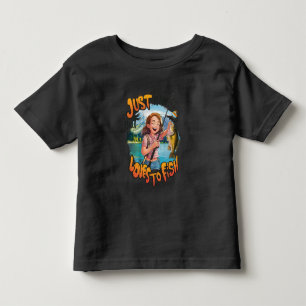 Camiseta De Bebé Bountiful Catch: Joven Chica con pescado y pesca