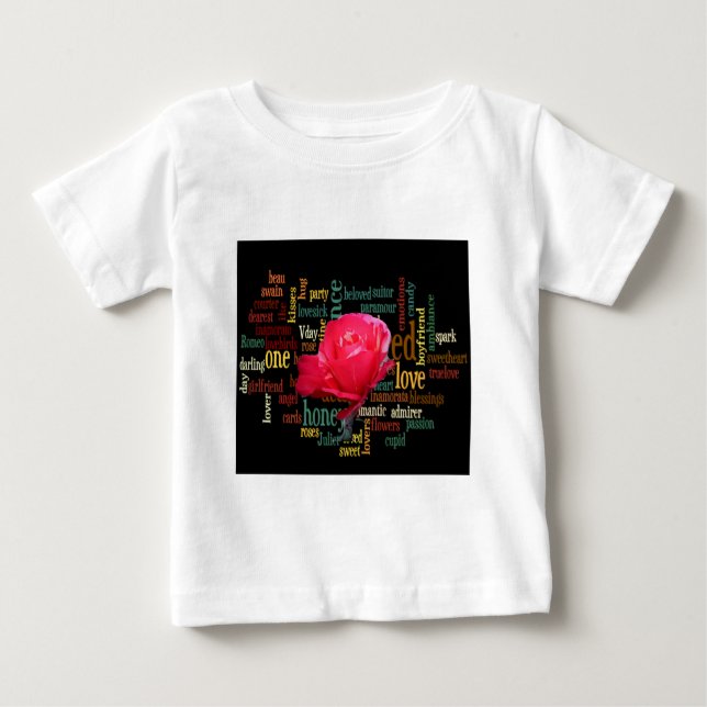 Camiseta De Bebé Bouquet of Love: Una expresión sentida (Anverso)