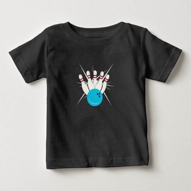 Camiseta De Bebé Bowling Bliss (Anverso)