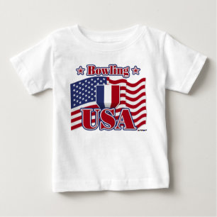 Camiseta De Bebé Bowling USA
