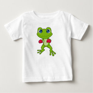 Camiseta De Bebé Boxeador de boxeo de rana guantes de boxeo