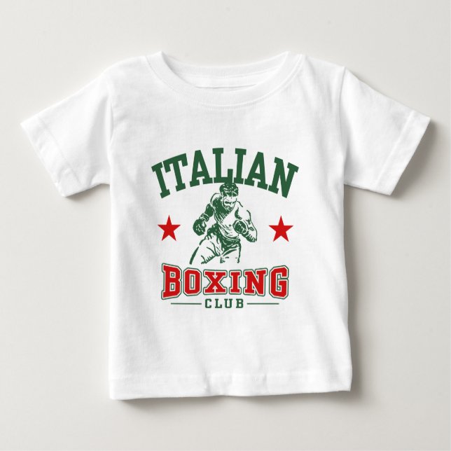 Camiseta De Bebé Boxeo italiano (Anverso)