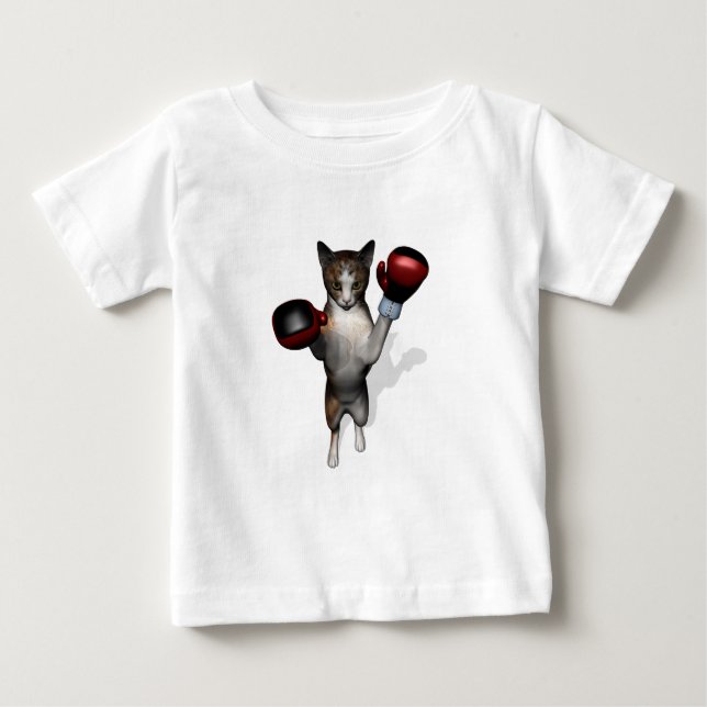Camiseta De Bebé Boxer Tabby (Anverso)