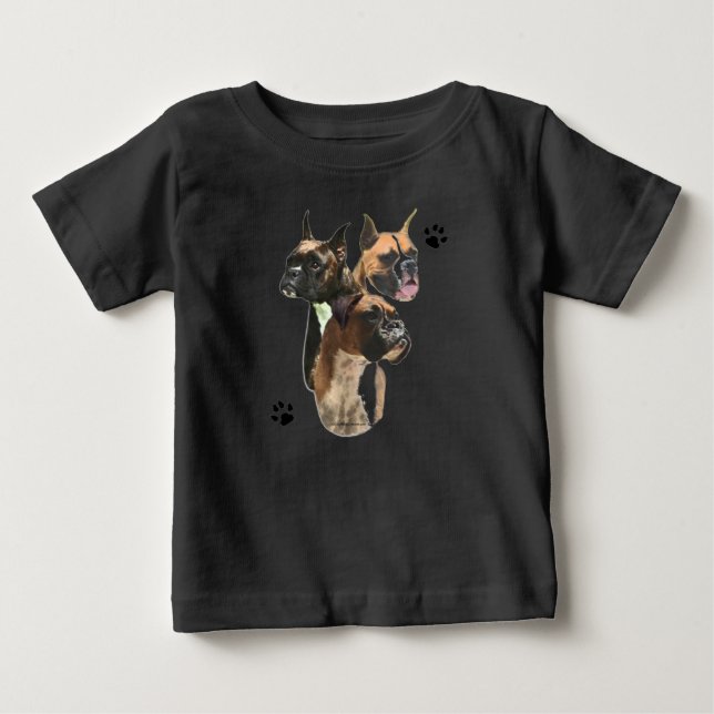 Camiseta De Bebé Boxer Trio (Anverso)