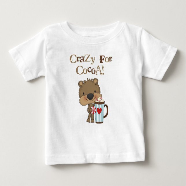 Camiseta De Bebé Boy Bear Loco Para Las Vacaciones De Cocoa (Anverso)