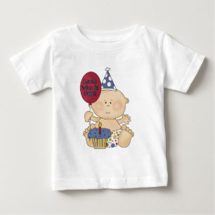 Camiseta De Bebé Boy Look Who's One Tshirts and Gifts