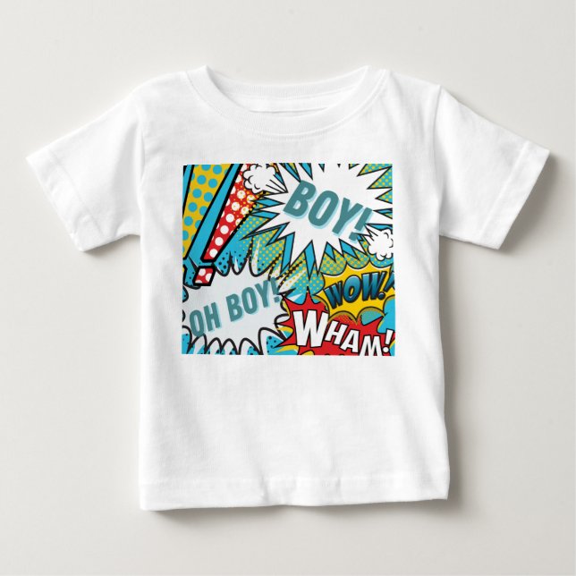 Camiseta De Bebé Boy Oh Boy Baby T-Shirt (Anverso)