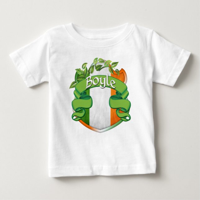 Camiseta De Bebé Boyle Irish Shield (Anverso)
