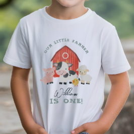 Camiseta De Bebé Boys Cute Farm Animal Kids Birthday