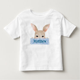 Camiseta De Bebé Boys Watercolor Blue Easter Bunny
