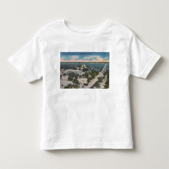 Camiseta De Bebé Bradenton, la Florida - visión a través del río (Anverso)
