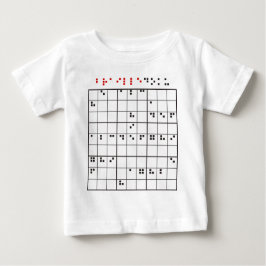 Camiseta De Bebé brailledoku