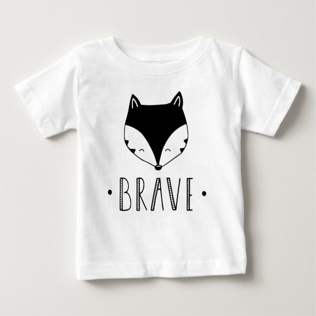 Camiseta De Bebé Brave Fox Bodysuit (Anverso)