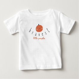 Camiseta De Bebé bravest little pumpkin Baby T-Shirt