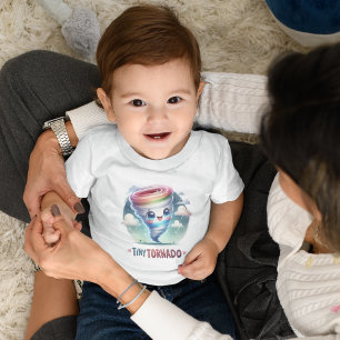 Camiseta De Bebé Breezy Fun - Colorful Tiny Tornado