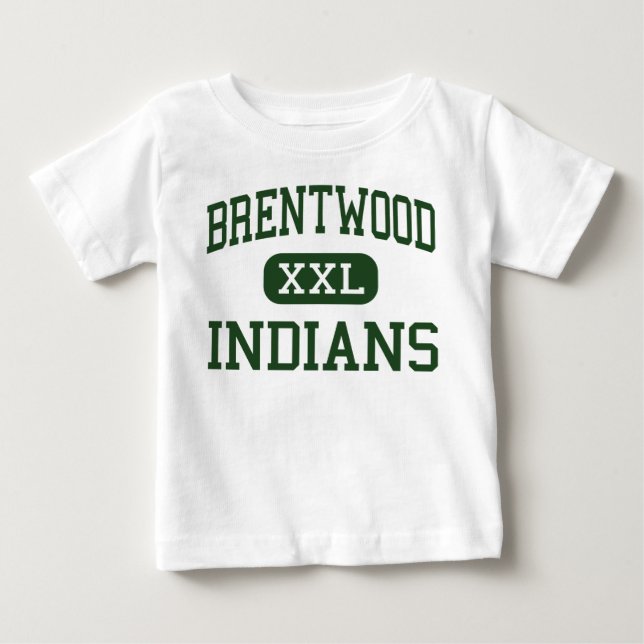 Camiseta De Bebé Brentwood - indios - alto - Brentwood Nueva York (Anverso)