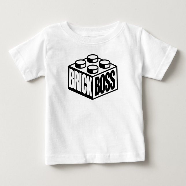 Camiseta De Bebé Brick Boss Shirt (Anverso)