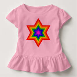 Camiseta De Bebé Bright Burst™ Toddler Ruffle Tee