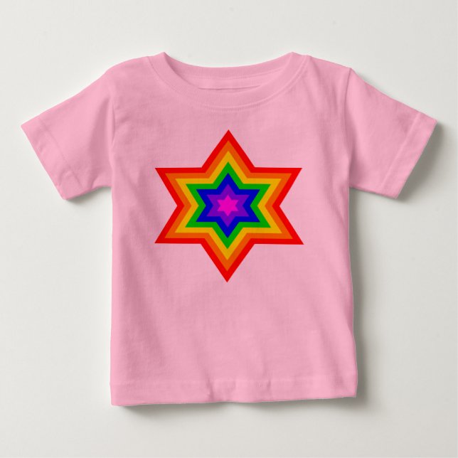 Camiseta De Bebé Bright Burst™ Toddler Ruffle Tee (Anverso)