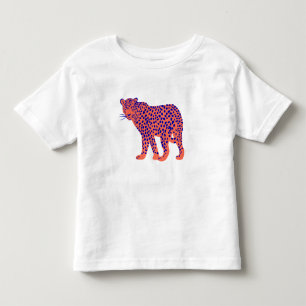 Camiseta De Bebé Bright Leopard