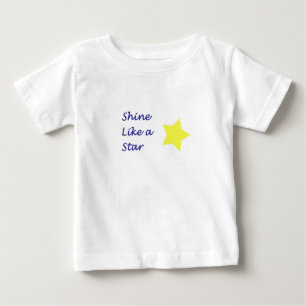 Camiseta De Bebé Brilla como una estrella