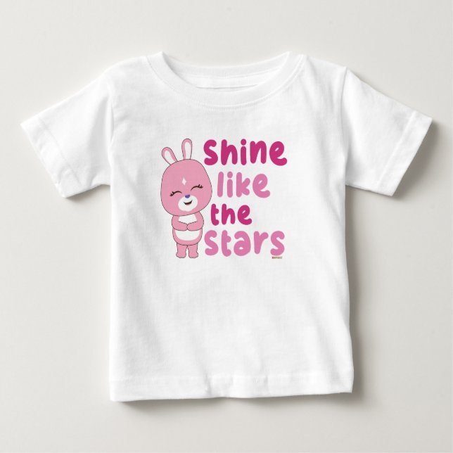 Camiseta De Bebé Brilla como una estrella: desata la imaginación de (Anverso)