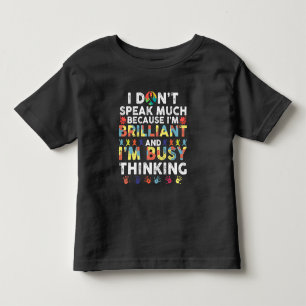 Camiseta De Bebé Brillante niño hijo hija familia autismo concienc
