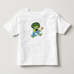 Camiseta De Bebé Broccoli como músico con guitarra