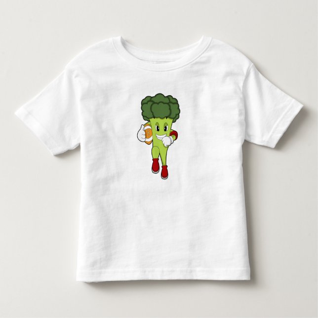 Camiseta De Bebé Broccoli en los deportes de fútbol (Anverso)