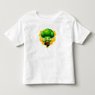 Camiseta De Bebé Broccoli Karate Kid — Cute Veggie Warrior