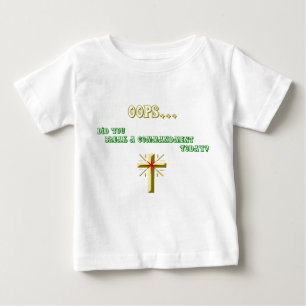 Camiseta De Bebé Broken Command Christian