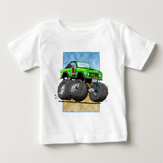 Camiseta De Bebé Bronco_Green.png (Anverso)
