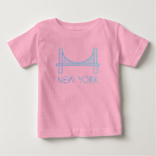 Camiseta De Bebé Brooklyn Bridge   New York City
