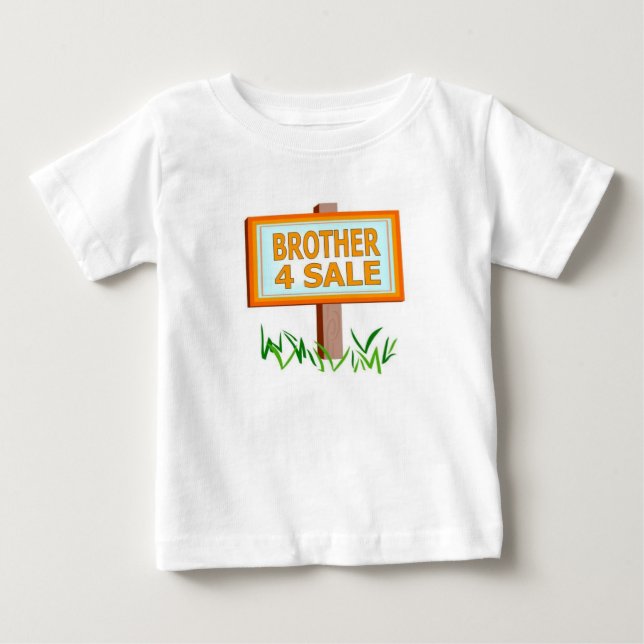 Camiseta De Bebé brother 4 sale boys (Anverso)