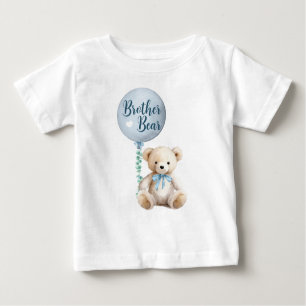 Camiseta De Bebé Brother Bear Teddy Bear Baby Shower