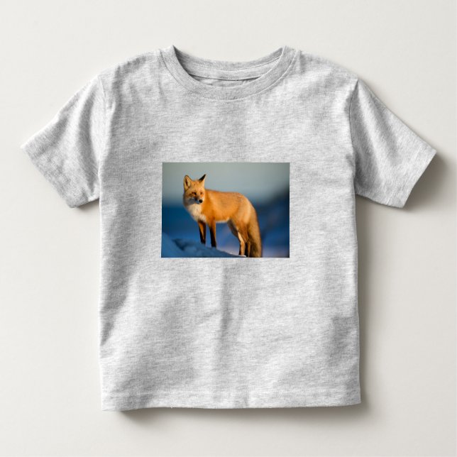 Camiseta De Bebé Brown Fox Toddler T-Shirt (Anverso)