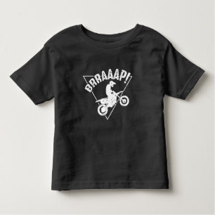 Camiseta De Bebé Brraaap Gracioso moto de tierra