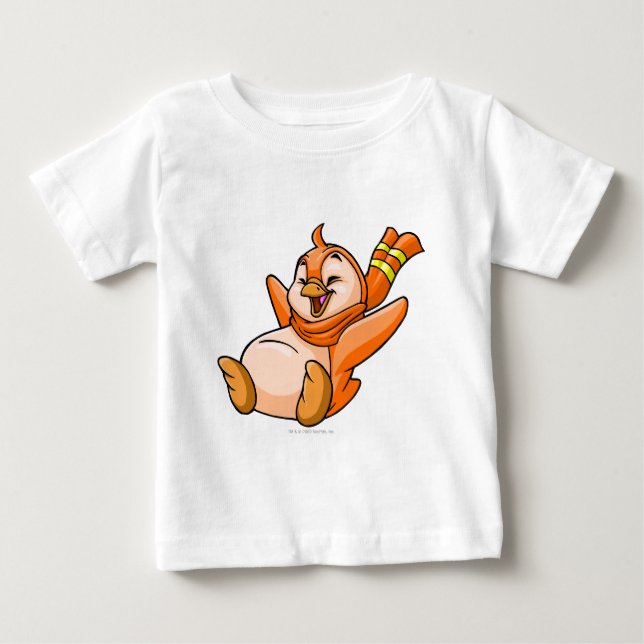 Camiseta De Bebé Bruce Orange (Anverso)