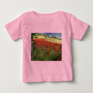 Camiseta De Bebé BRUCE, William Blair amapolas flores rojas de amap