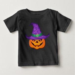 Camiseta De Bebé Bruja de calabaza