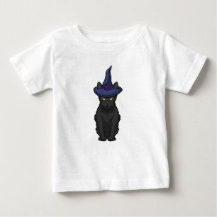 Camiseta De Bebé Bruja de gato
