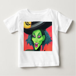 Camiseta De Bebé Bruja de Halloween