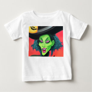 Camiseta De Bebé Bruja de Halloween