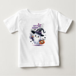 Camiseta De Bebé Bruja de Halloween Hechicería Brujos Castillo