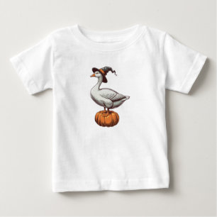 Camiseta De Bebé Bruja Gansa